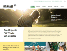 Tablet Screenshot of organictrader.com.au
